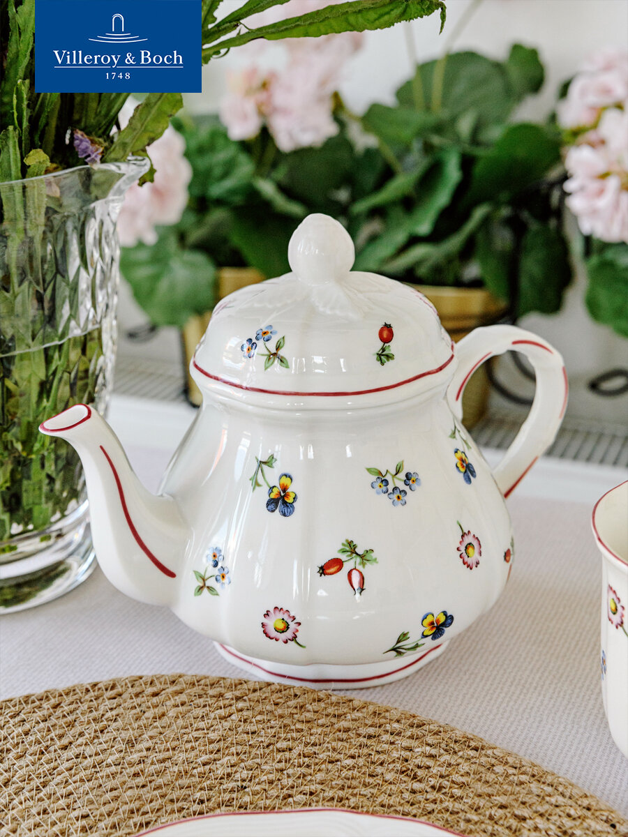 Заварочный чайник 1000 мл, Petite Fleur, Villeroy & Boch, Премиум-Фарфор