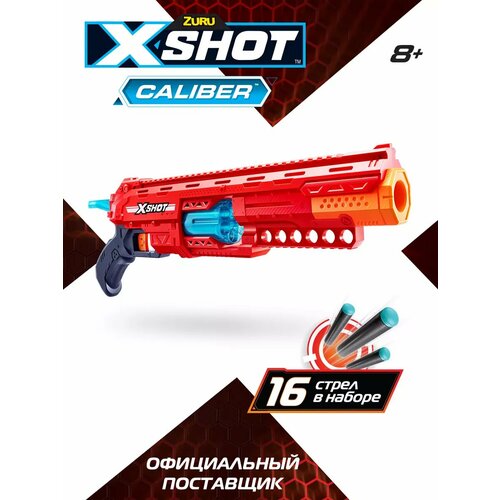 фото Zuru икс шот игрушечный дробовик caliber