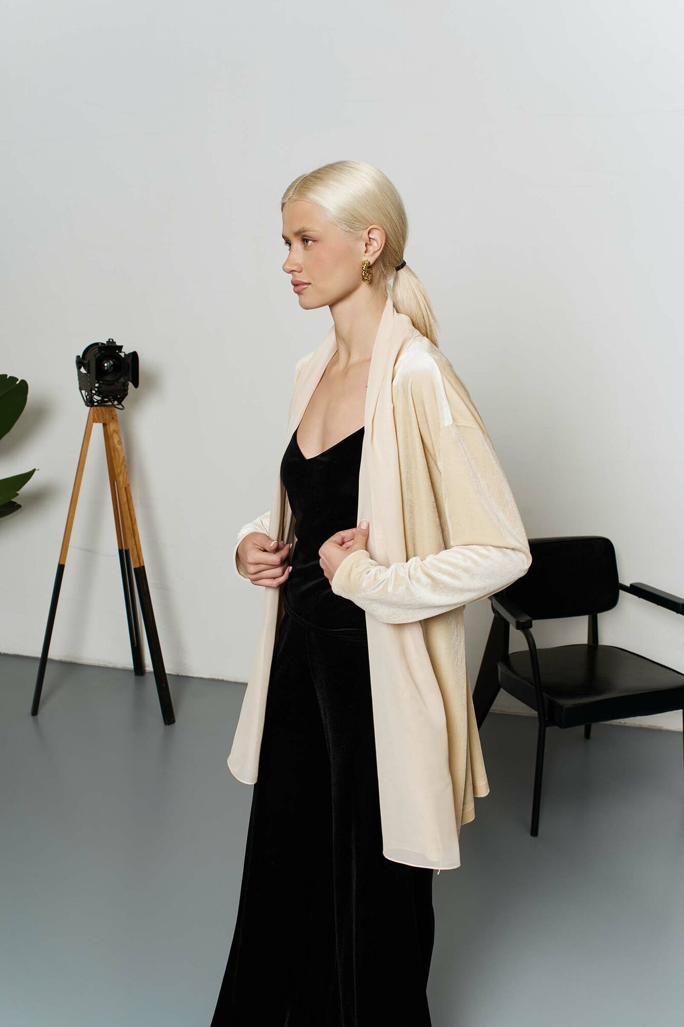 Кардиган Ummami, размер M-L, светло-бежевый — фото 1