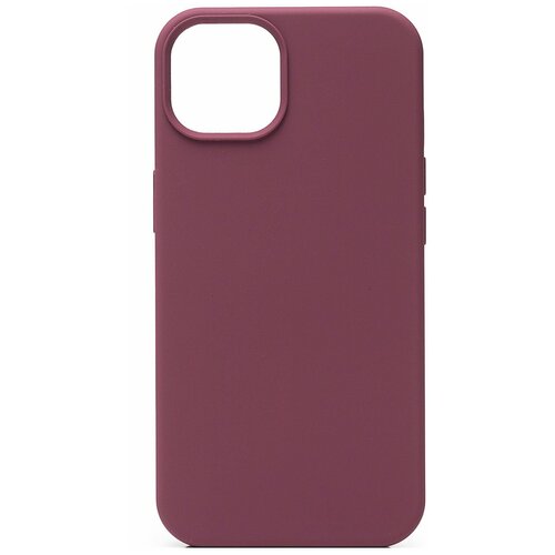 фото Чехол full soft touch для iphone 13 | защита камеры, бордовый good case