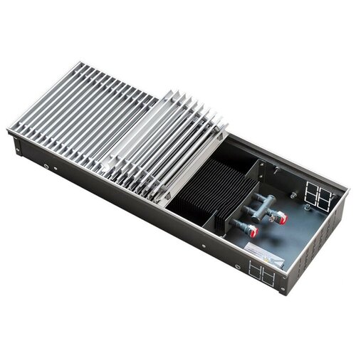 Водяной конвектор с решеткой Techno Power KVZ 300 - 105 - 600 мм встраиваемый внутрипольный 16124₽