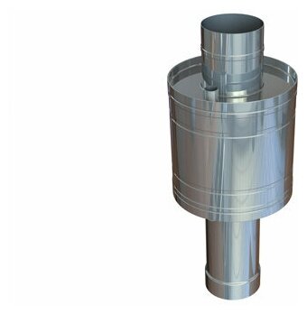 Теплообменник 10 литров 115мм диаметр, для банных печей.