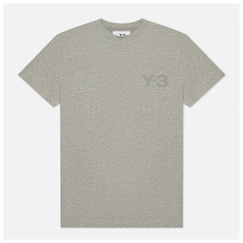 фото Женская футболка y-3 classic logo серый , размер m