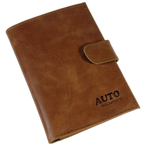 фото Кошелек бумажник водителя из натуральной кожи мужской коричневый cro-o-178-40 нет бренда