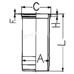 KOLBENSCHMIDT 89385110 Гильза цилиндра - изображение