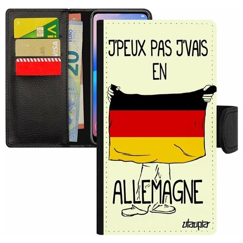 фото Чехол-книжка на телефон mi 8 lite, "еду в германию" патриот государственный utaupia