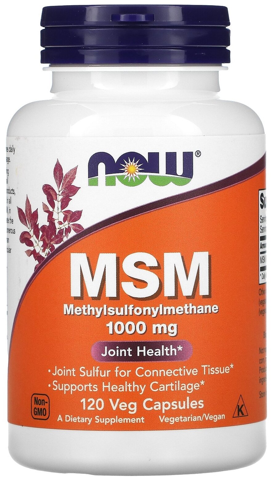 M.S.M 1000 mg Метилсульфонилметан 120 капсул