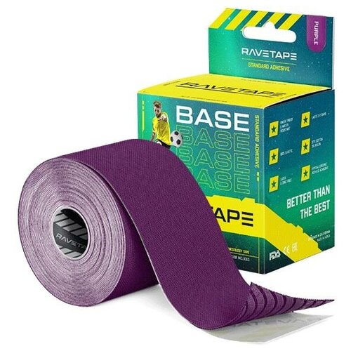 , кинезио тейп RAVETAPE, Base, purple