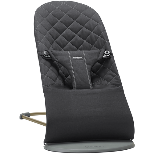 фото Шезлонг babybjorn bliss cotton, classic quilt, бежево-леопардовый