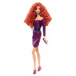 Кукла Barbie Look City Shine Purple (Барби сияние города сиреневое платье) - изображение
