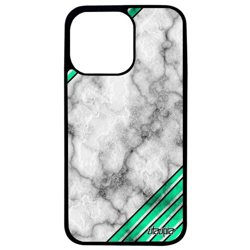 фото Модный чехол на смартфон // apple iphone 13 pro // "уголок" треугольник узор, utaupia, светло-серый