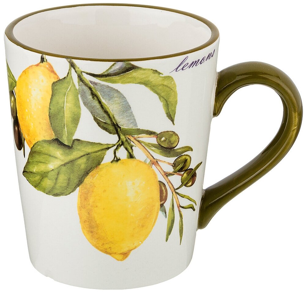 фото Кружка Agness Лемон три 358-1548, 1 персоны