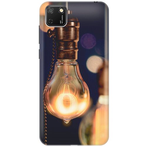 фото Силиконовый чехол на huawei y5p / honor 9s / хуавей у5р / хонор 9 эс с эффектом блеска "ретро-лампа gosso