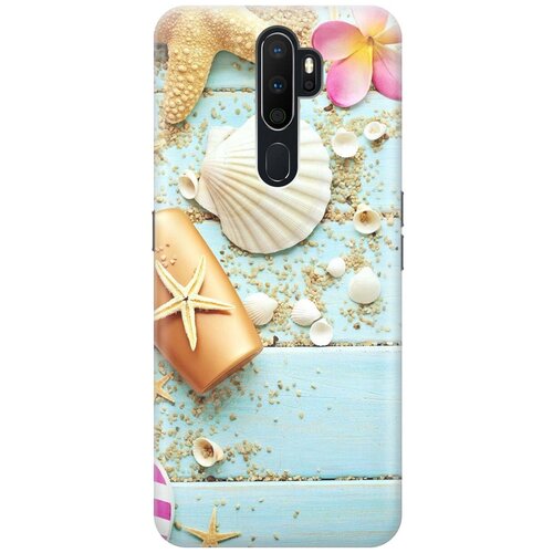 фото Re:pa накладка transparent для oppo a5 2020 с принтом "пляжный натюрморт"