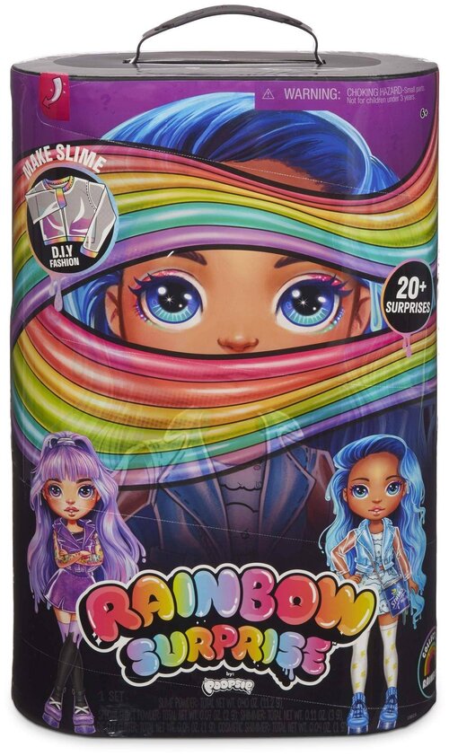 Кукла-сюрприз Poopsie Rainbow Surprise Amethyst Rae или Blue Skye, 561347 фиолетовый