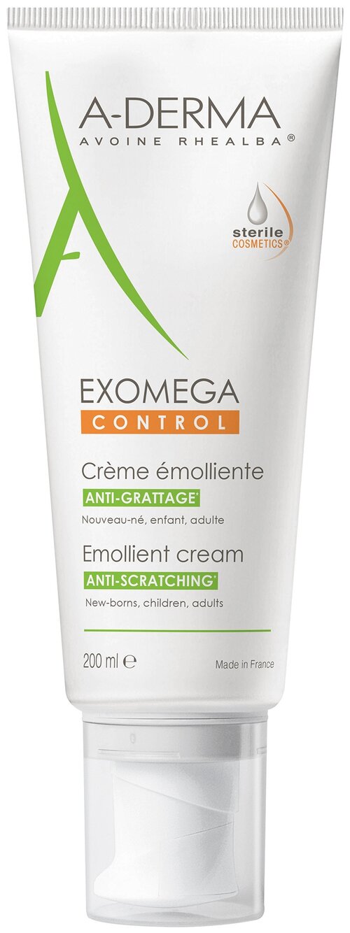 A-Derma Крем Exomega Control смягчающий, 200 мл