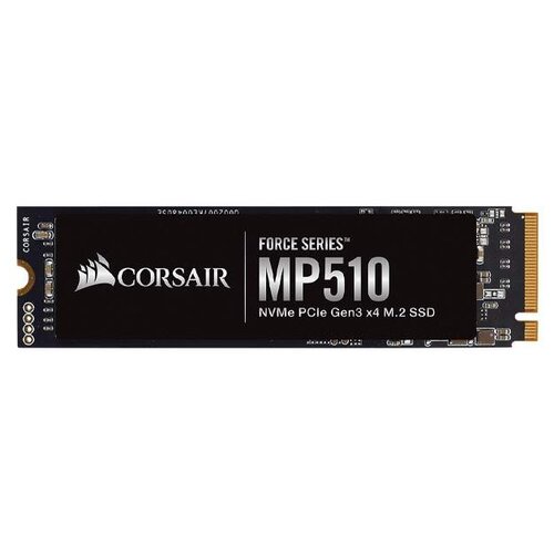 M.2 2280 1920GB Corsair MP510 Client SSD CSSD-F1920GBMP510 PCIe Gen3x4 with NVMe, 3480/2700, IOPS 485/530K, MTBF 1.8M, 3D TLC, 3120TBW, NVMe 1.3, RTL {10}, (603153)