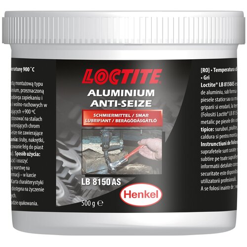 фото Loctite 8150 500гр (высокотемпературная смазка с алюминием, медью и графитом)