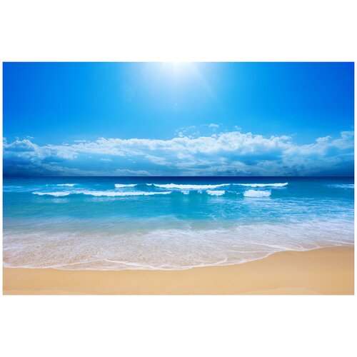 Фотообои Уютная стена Великолепный пляж 410х270 см Виниловые Бесшовные (единым полотном)