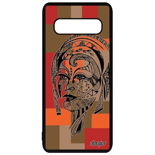 фото Красивый чехол на смартфон // samsung galaxy s10 // "портрет женщины" дизайн девушка, utaupia, цветной