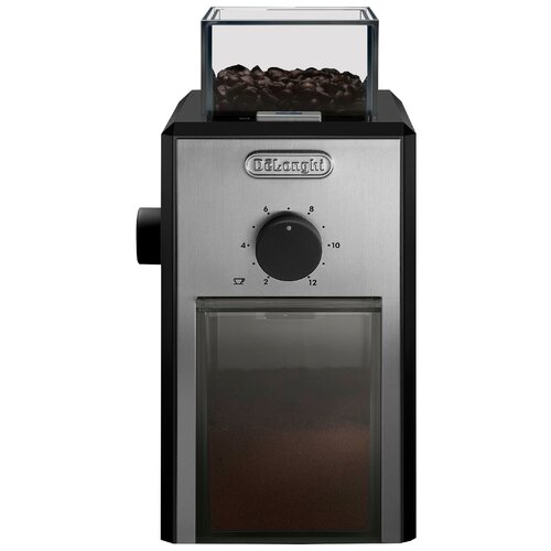 Кофемолка De'Longhi KG 89, металлик/черный кофемолка delonghi kg 89