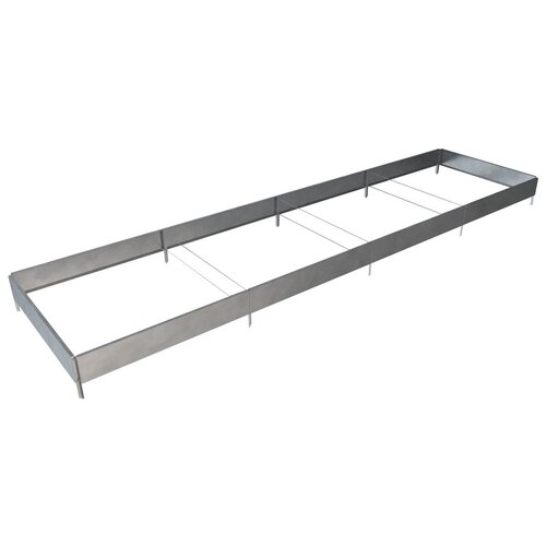 Готовая грядка Delta-Park GX 0,95х3,8 метра, серебристый