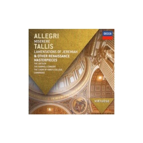 audio cd tallis garbarek tormis dufay hildegard von bingen et al mnemosyne an anthology of early 2 cd Компакт-Диски, Decca, VARIOUS ARTISTS - Renaissance Masterpieces (CD)