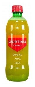 Фото Sportinia Напиток Vitamine C, 500 мл, Orange Apple Pear / Апельсин Яблоко Груша