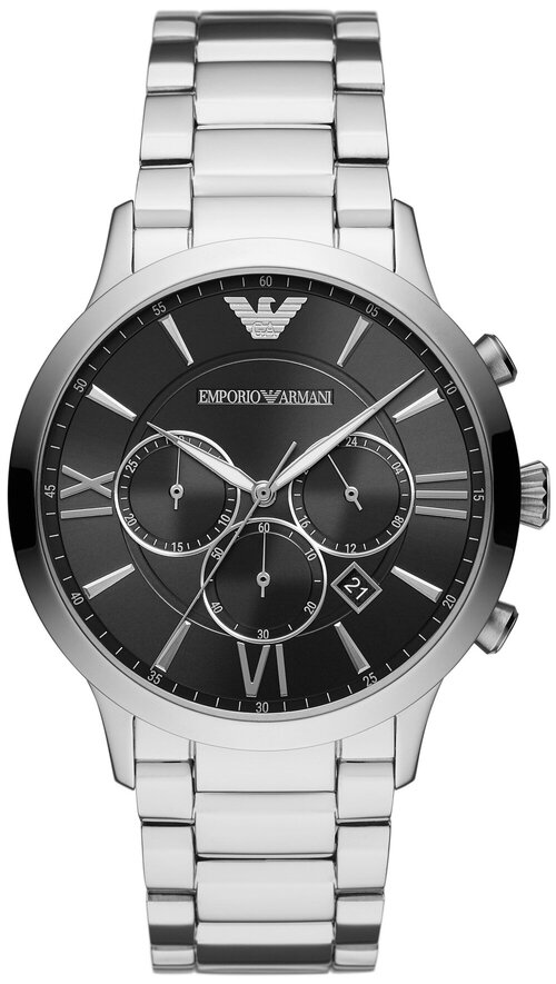 Наручные часы EMPORIO ARMANI Наручные часы EMPORIO ARMANI AR11208, черный, серебряный