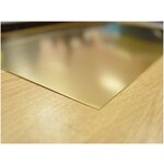 Латунь 0,25 мм, лист 15х30 см, KS Precision Metals США, KS16402 - изображение