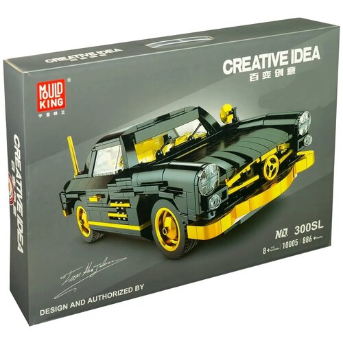 Конструктор Mould King 10005 300 SL Gullwing, из серии Машины