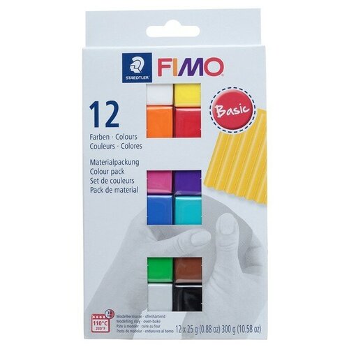 Набор пластики - полимерной глины FIMO soft, 12 цветов по 25 г 4274539 .