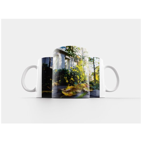 фото Кружка "autumn, flower, yellow" 320 мл lotsprints