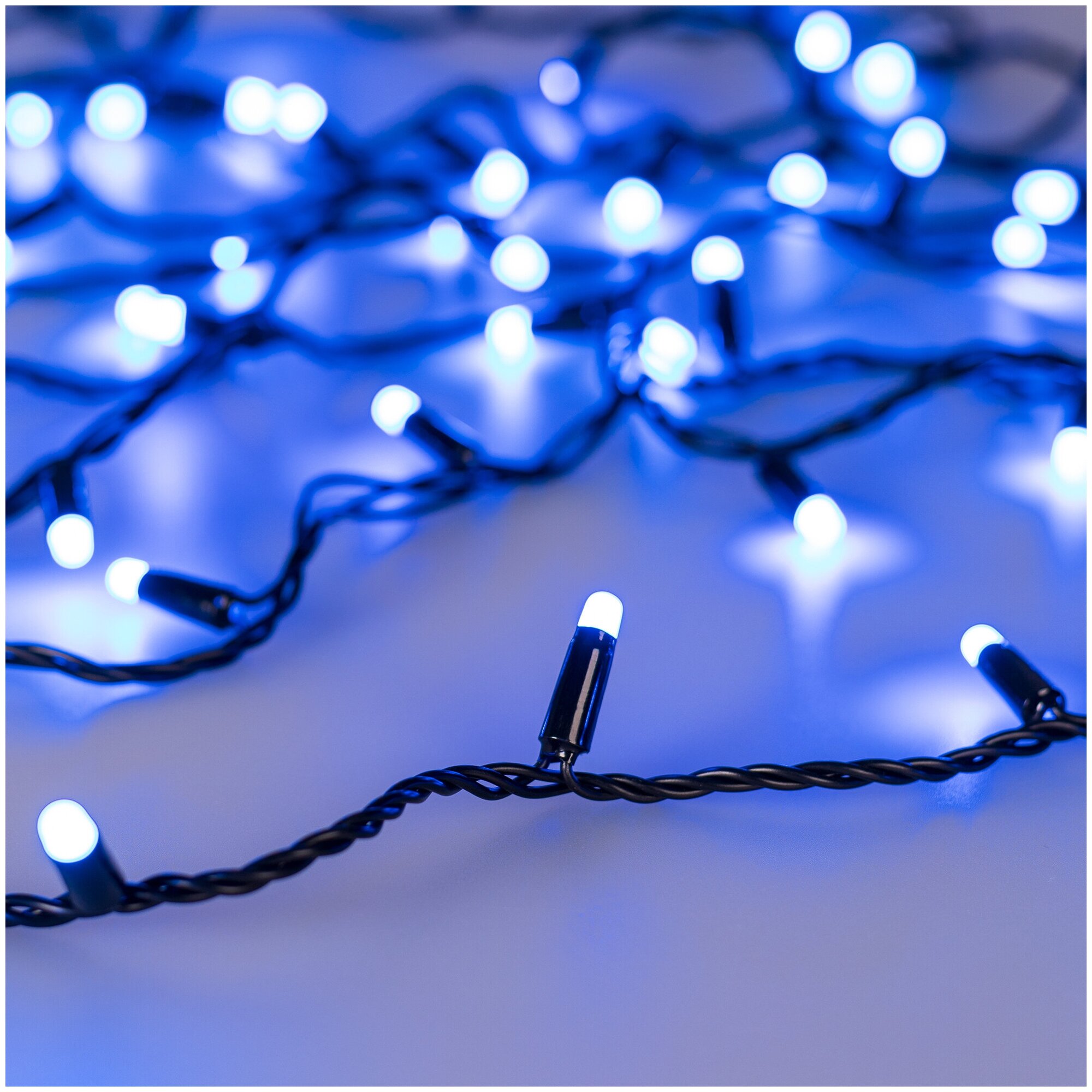 10м. Уличная гирлянда нить RGB Ardecoled 230V ARD-String-Classic-10000-Black-100Led-Milk-Sync RGB (28214) - фото №7
