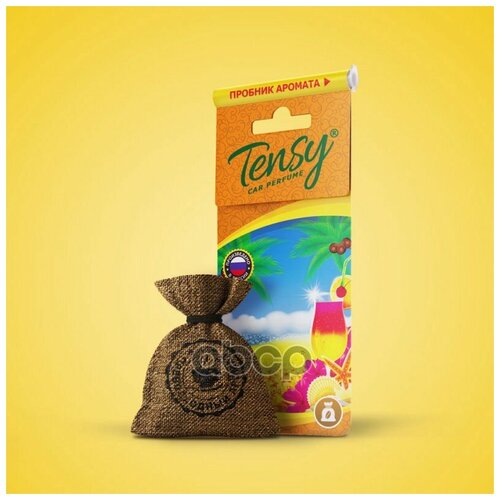 Tme-01_ароматизатор! Tensy Подвесной Гранула Мешочек Пина Колада TENSY арт. TME01