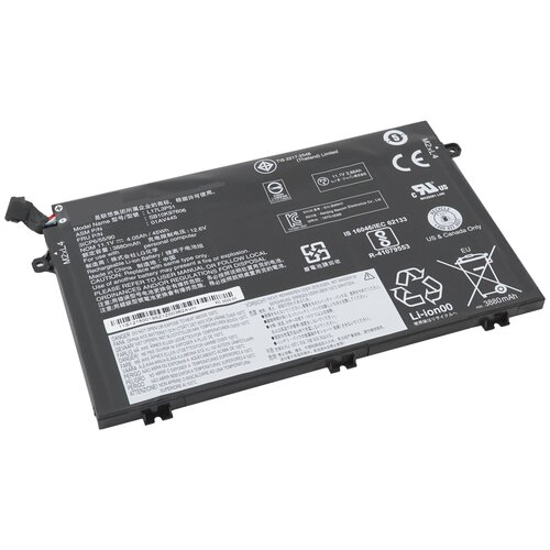 Аккумулятор L17M3P52 для Lenovo ThinkPad E480 / E495 / E580 / E490 / E590 (5B10W13888, L17M3P51, 01AV447) аккумуляторная батарея для ноутбука lenovo thinkpad e485 l17m3p52 11 1v 4050mah