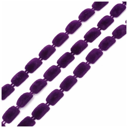 Тесьма декоративная TBY пластиковая, цвет 2, фиолетовый, 8х13 мм, 9,14 м (TBY. A2014-02.2)