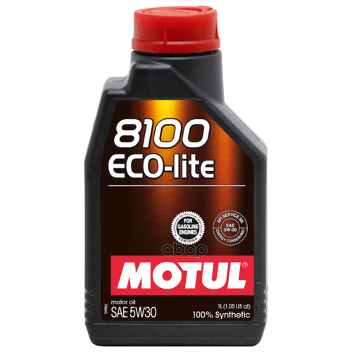 фото Motul масло моторное "motul" 8100 eco- lite 5w30 sn/cf (1 л) синт.