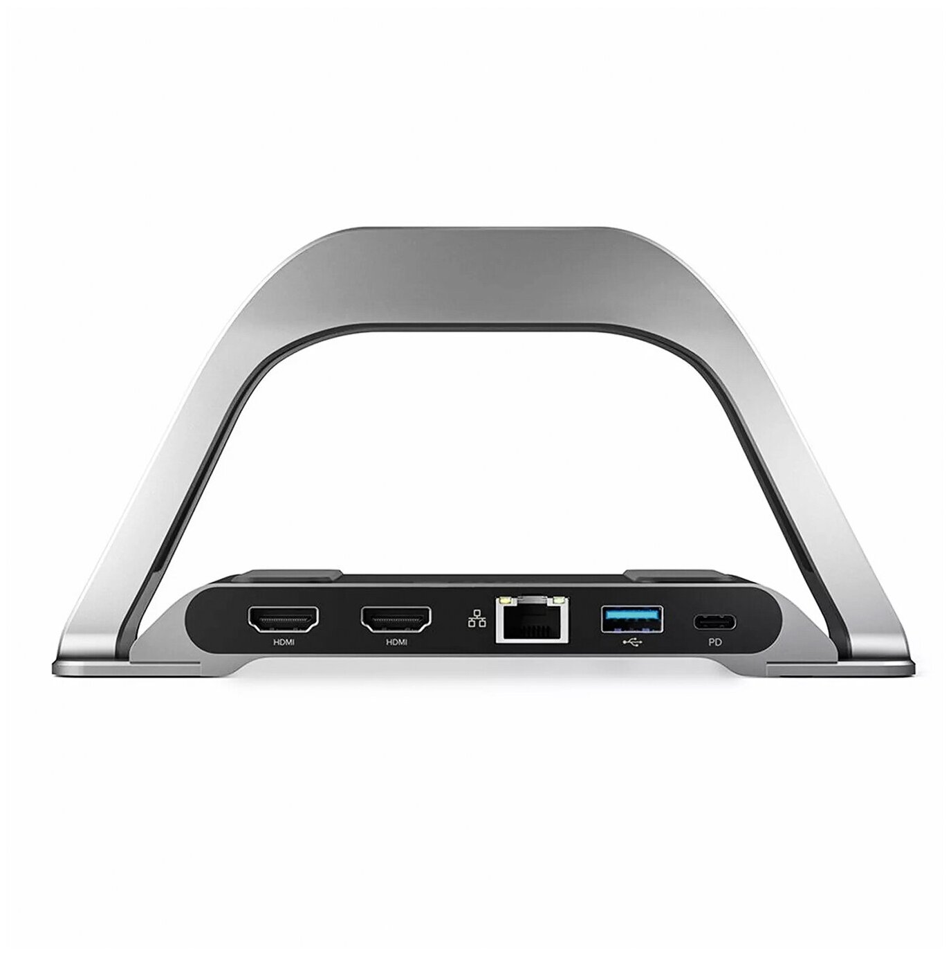 Док-станция Alogic Bolt Plus USB-C 100 Вт 10 в 1 серый космос