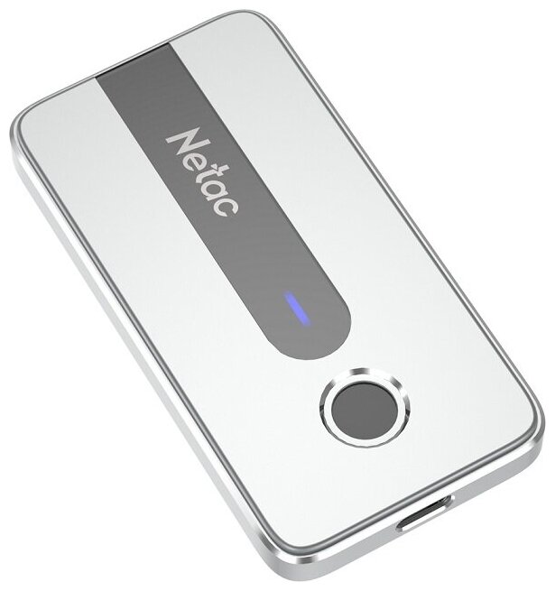 Внешний накопитель SSD Netac Z11 500 GB USB 3.2 Gen 2 Type-C Nt01z11-500g-32sl (отпечаток пальца)