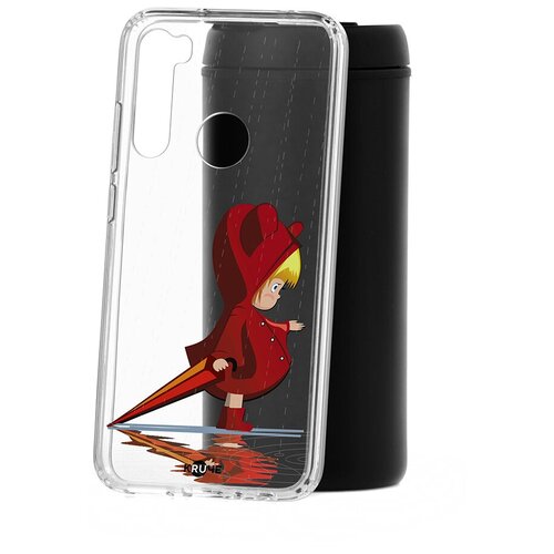 фото Чехол на xiaomi redmi note 8 kruche print девочка с зонтом кruче
