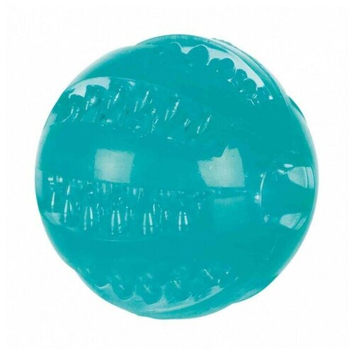 Trixie Мяч DentaFan латекс метательная игрушка для собак латекс цветной 6 см