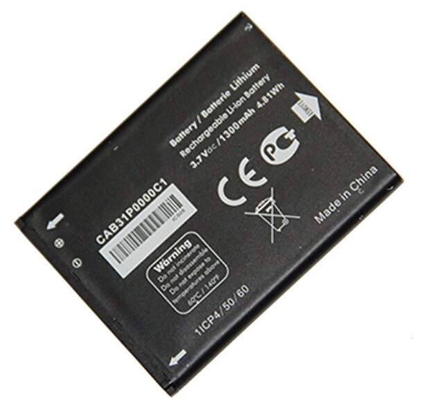 Аккумулятор "TH-battery" для Alcatel OT4007/OT5020/OT4027/OT4005/OT4010/OT4013/OT4030/4032/OT4033/OT4035/МТС 970/МТС 972/982T TLI014A1