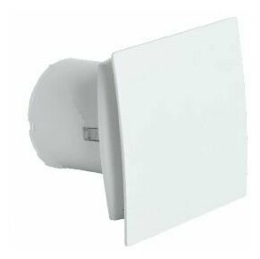 Вентилятор вытяжной бесшумный для ванной/туалета/кухни BETTOSERB с обратным клапаном, c накладкой белый пластик