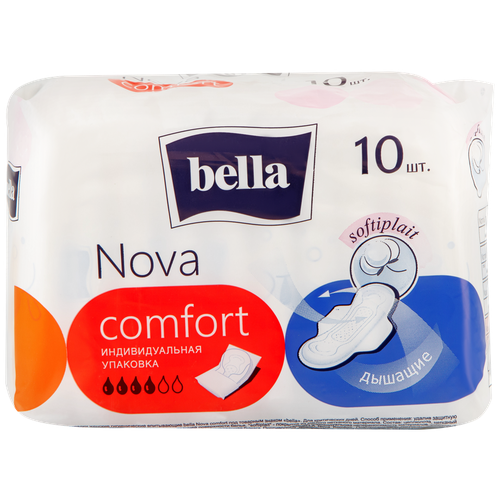 Купить Bella Гигиенические прокладки Bella Nova Komfort, 10 шт, Прокладки и тампоны