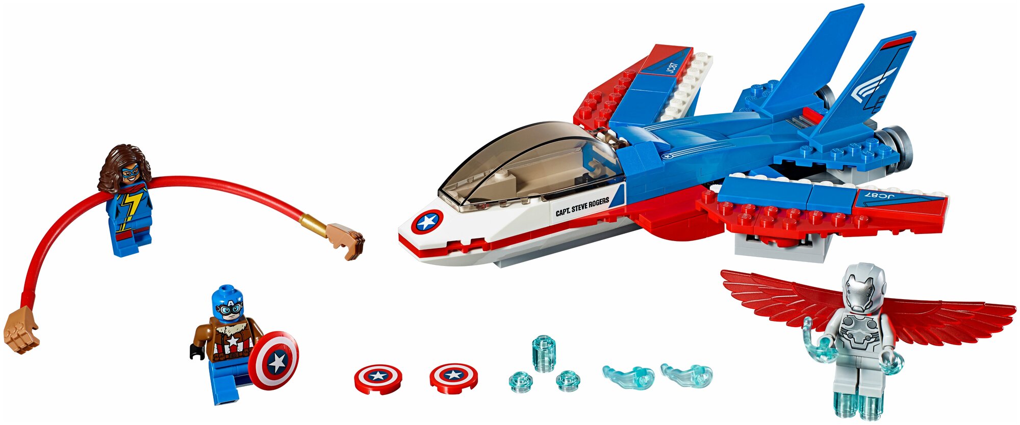 LEGO Super Heroes Воздушная погоня Капитана Америка - фото №13
