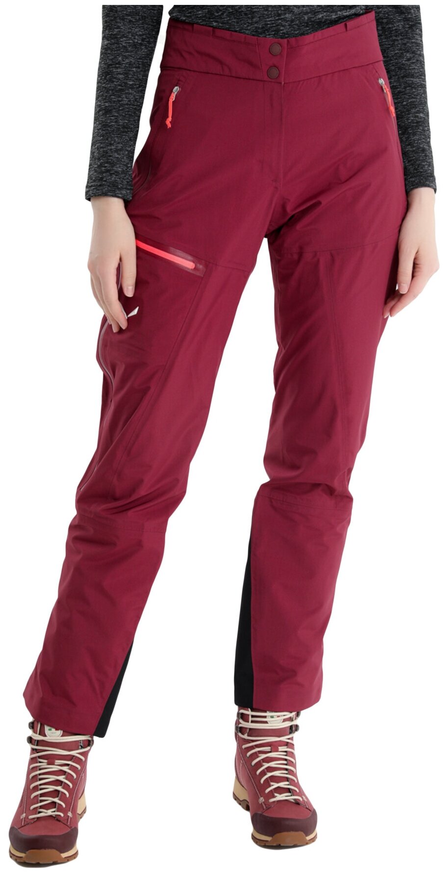 Брюки для активного отдыха Salewa Sella Responsive Women's Rhodo Red (EUR:40) 