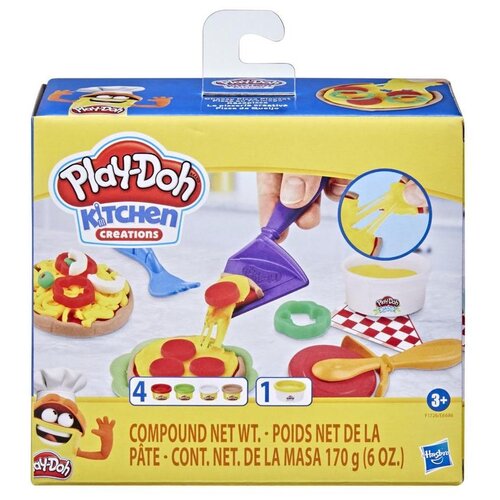 Масса для лепки Play-Doh Kitchen Creation Любимые блюда Сырная пицца (E1726) 5 цв.