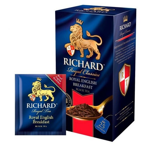 Чай Richard Royal English Breakfast черн. 25x2г сашет 13952