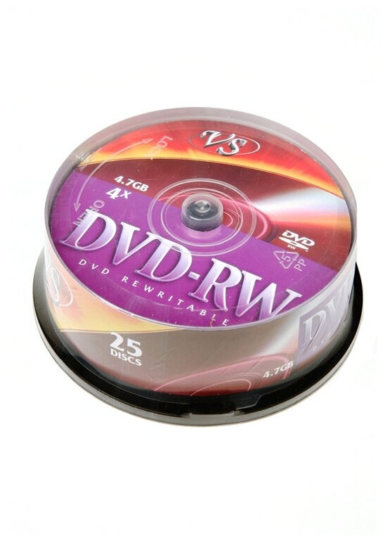 DVD-RW набор дисков Vs - фото №1